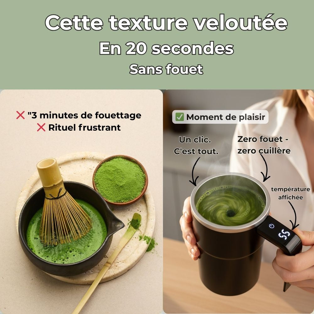 Mug Rituel Bien-être - Mélangeur Automatique